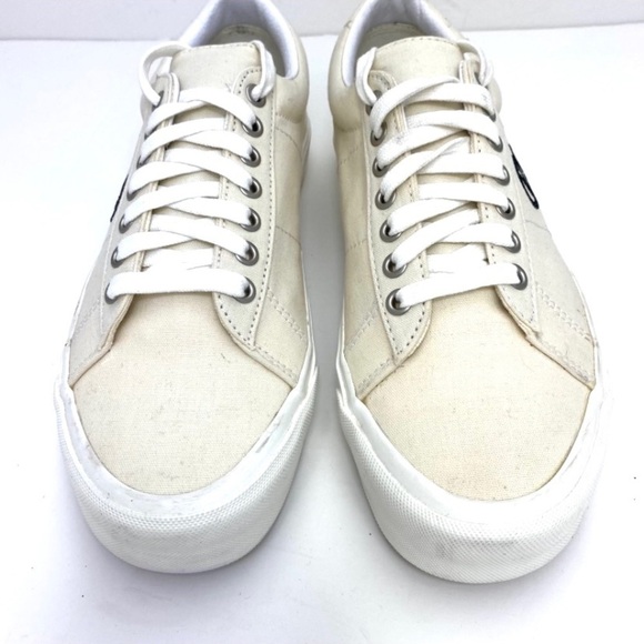 VANS Sentry V embroidered Logo Canvas Sneakers in Ivory - Picture 3 of 11